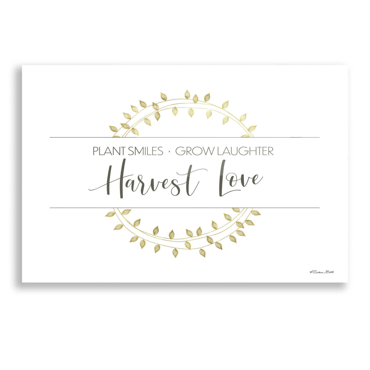 Epic Art 'Harvest Love' by Susan Ball, Acrylic Glass Wall Art