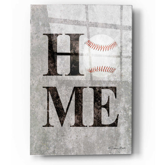 Epic Art 'Baseball HOME' by Susan Ball, Acrylic Glass Wall Art