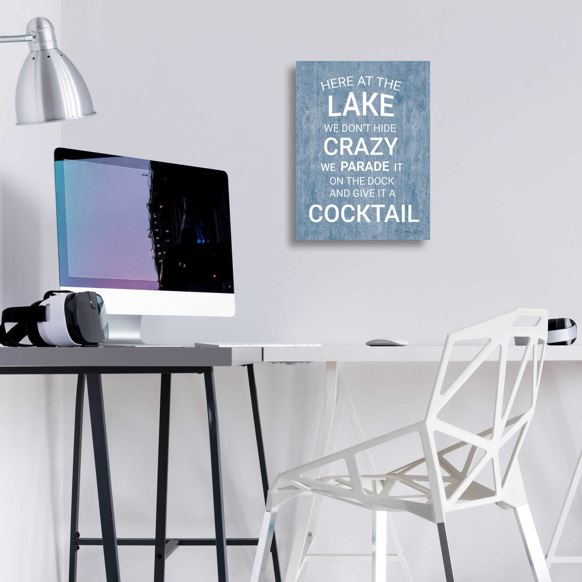 Epic Art 'At the Lake' by Susan Ball, Acrylic Glass Wall Art,12x16