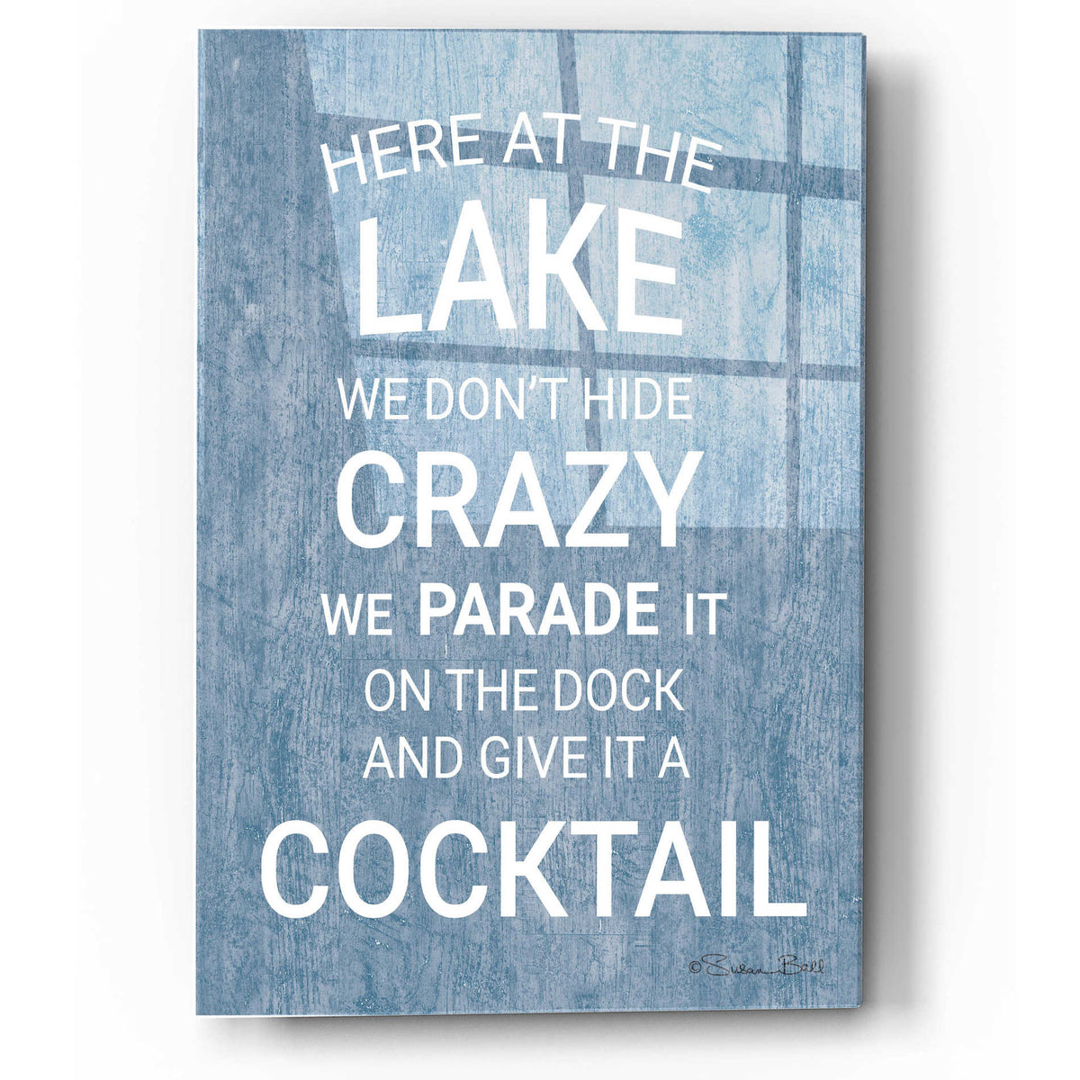Epic Art 'At the Lake' by Susan Ball, Acrylic Glass Wall Art