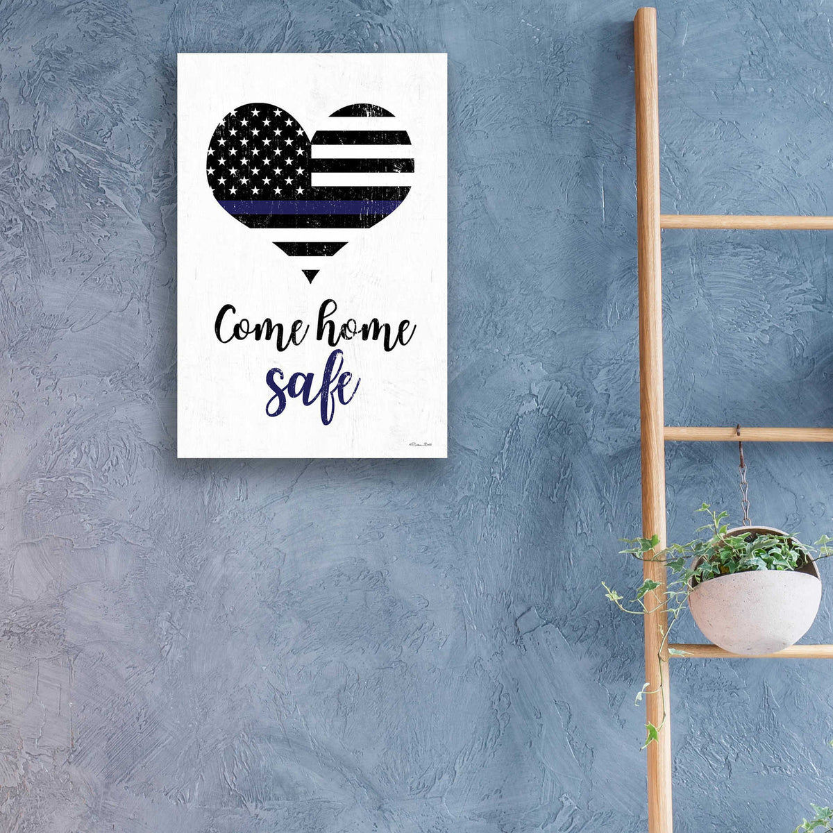Epic Art 'Come Home Safe' by Susan Ball, Acrylic Glass Wall Art,16x24