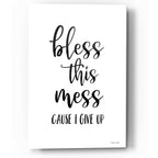 Epic Art 'Bless This Mess' by Susan Ball, Acrylic Glass Wall Art