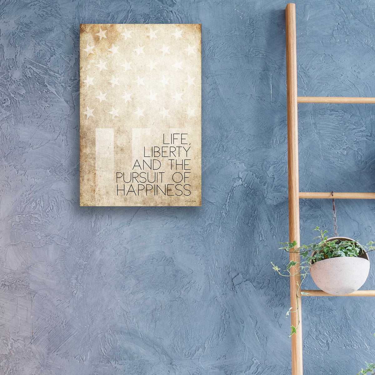 Epic Art 'Life, Liberty and Happiness' by Susan Ball, Acrylic Glass Wall Art,16x24