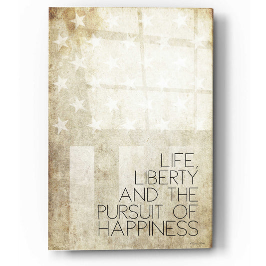 Epic Art 'Life, Liberty and Happiness' by Susan Ball, Acrylic Glass Wall Art