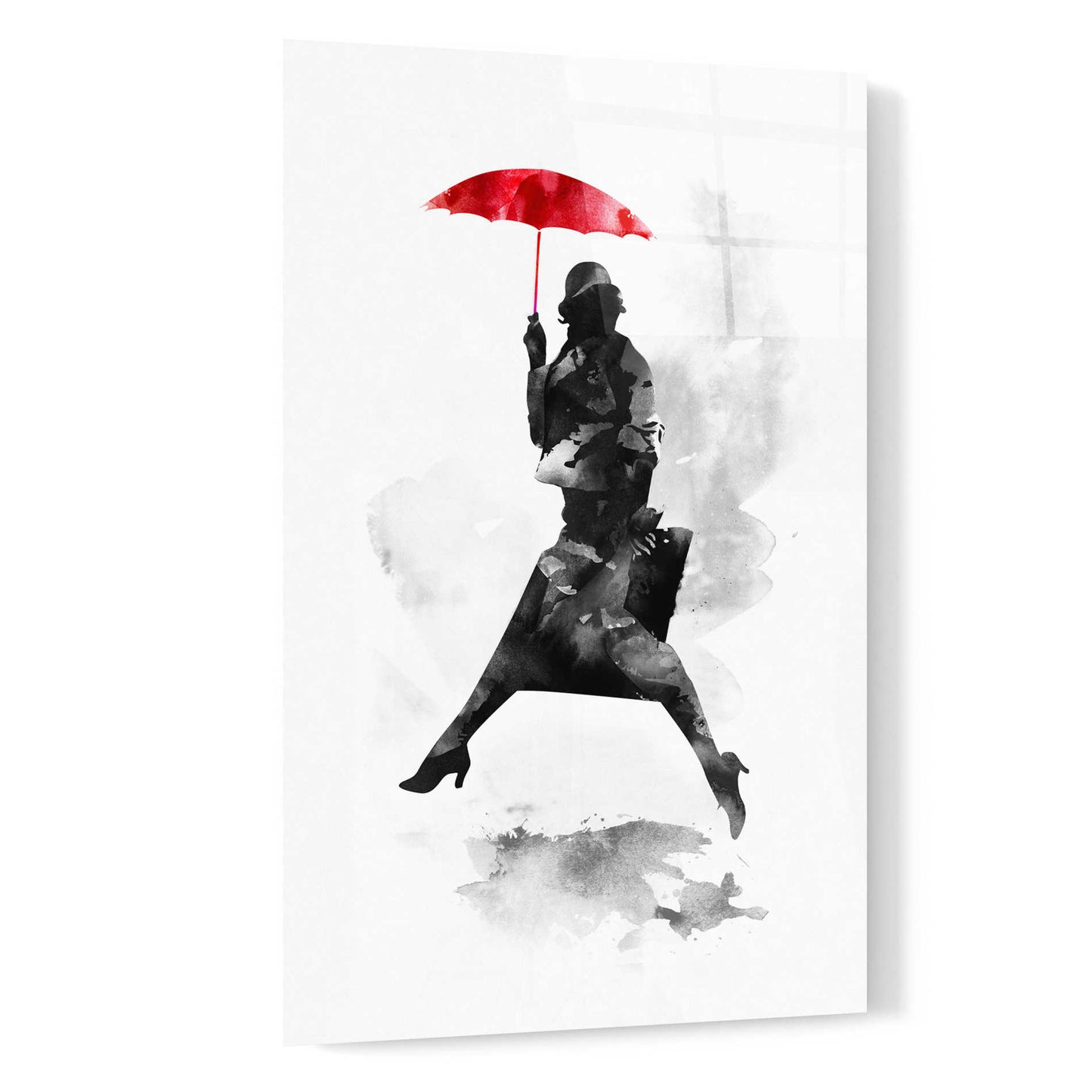 Epic Art 'Puddle Jumper' by Robert Farkas, Acrylic Glass Wall Art,16x24