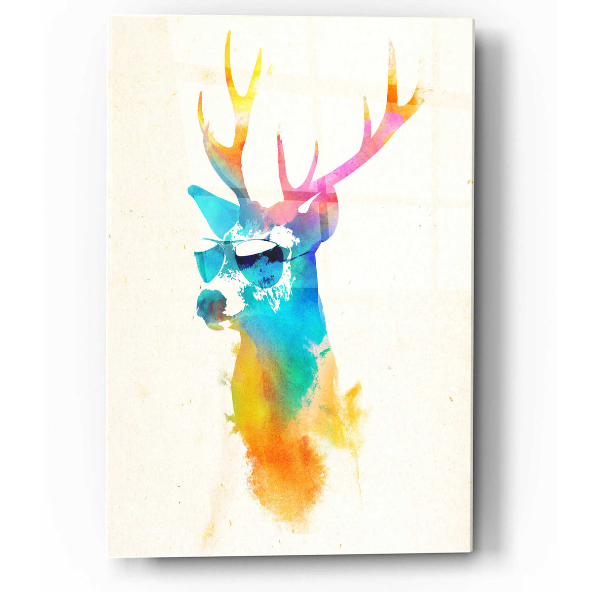 Epic Art 'Sunny Stag' by Robert Farkas, Acrylic Glass Wall Art
