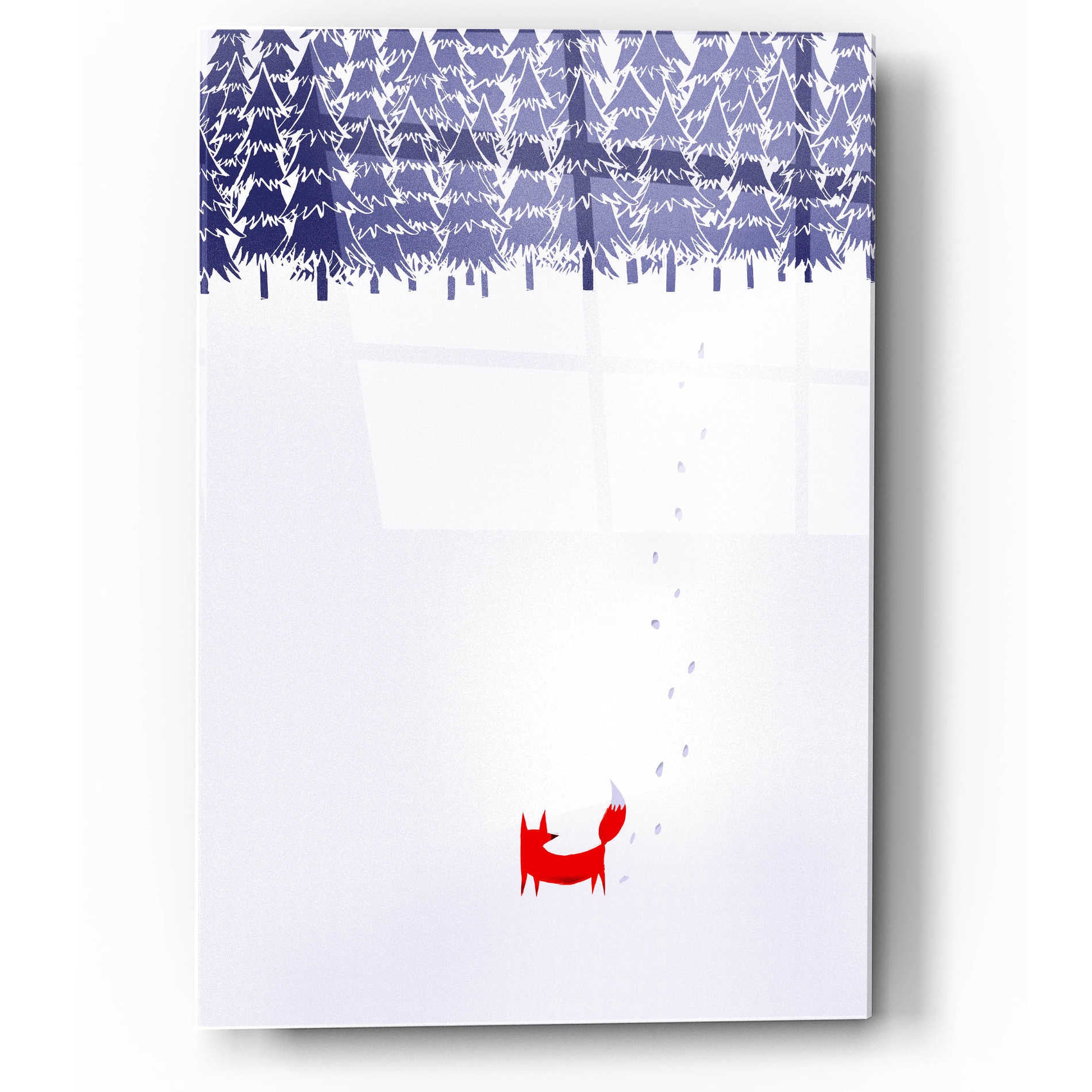 Epic Art 'Alone In The Forest' by Robert Farkas, Acrylic Glass Wall Art,12x16