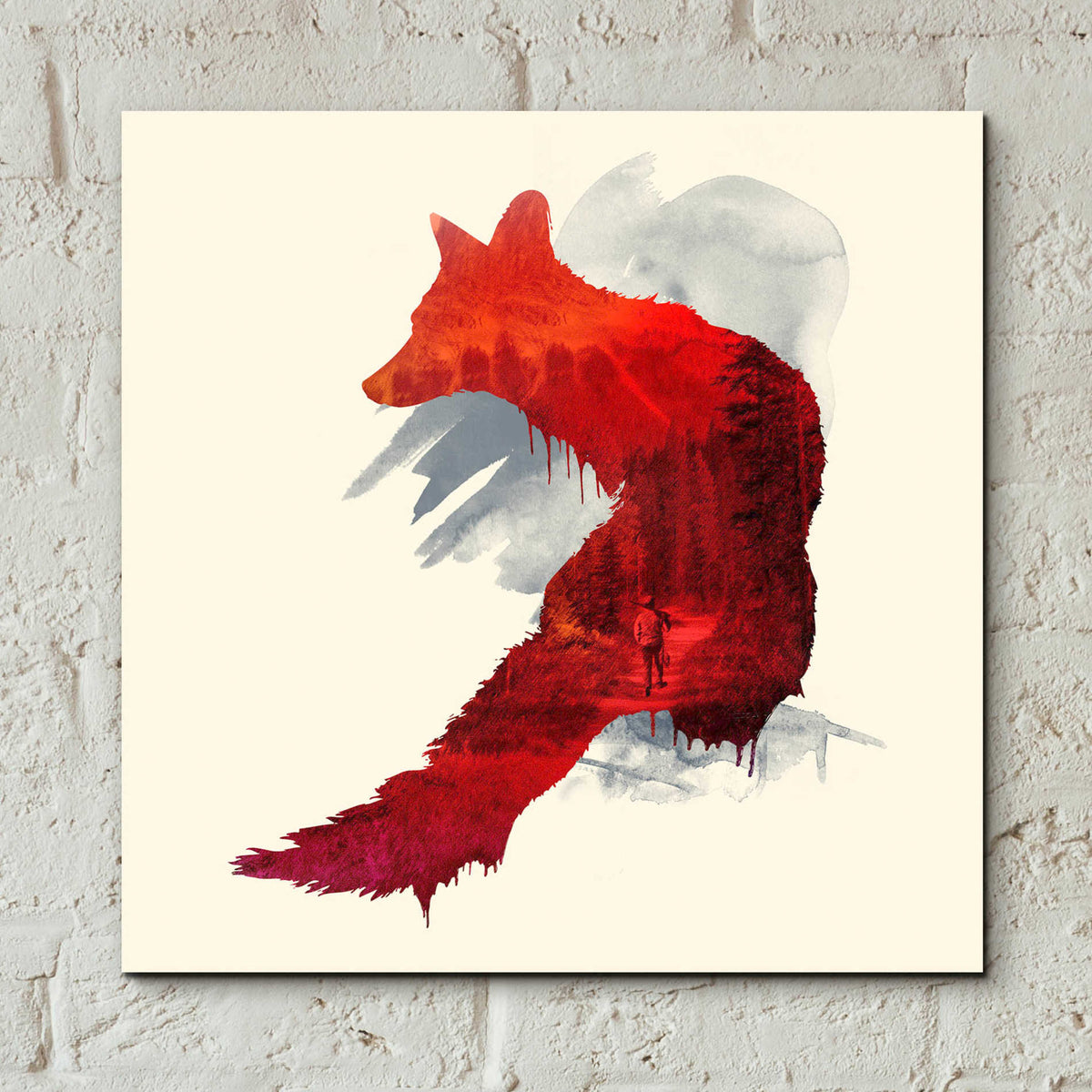 Epic Art 'Bad Memories' by Robert Farkas, Acrylic Glass Wall Art,12x12