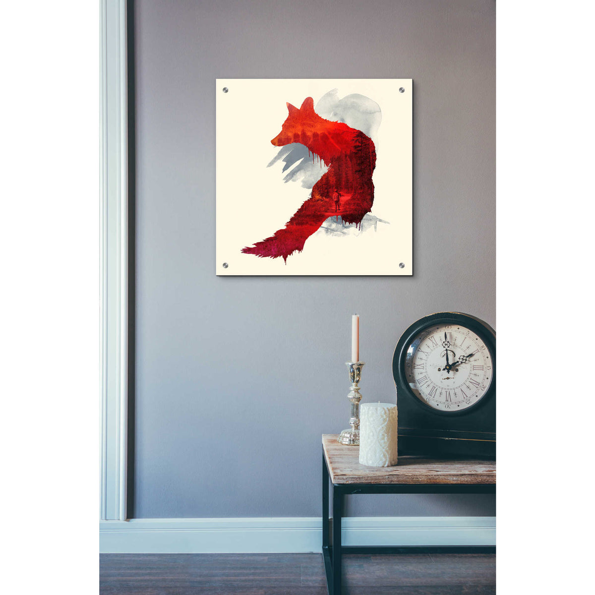 Epic Art 'Bad Memories' by Robert Farkas, Acrylic Glass Wall Art,24x24