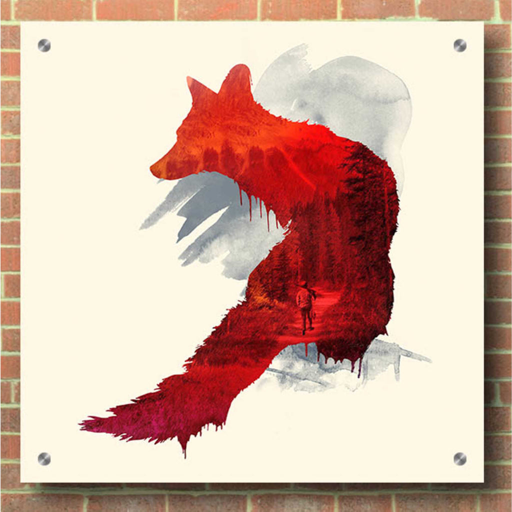 Epic Art 'Bad Memories' by Robert Farkas, Acrylic Glass Wall Art,36x36