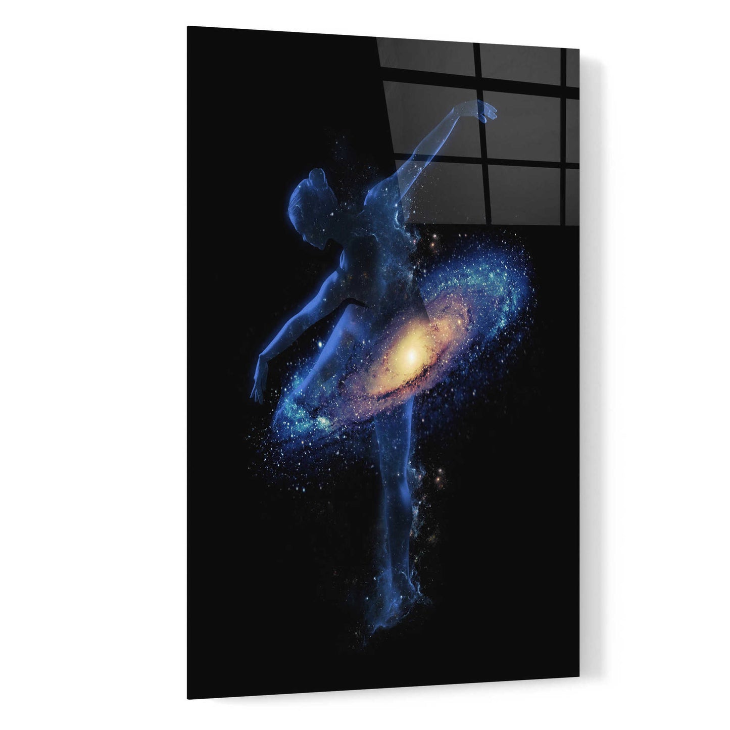 Epic Art 'Cosmic Dance' by Robert Farkas, Acrylic Glass Wall Art,16x24