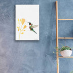 Epic Art 'Hummingbird and the Flower' by Seven Trees Design, Acrylic Glass Wall Art,16x24