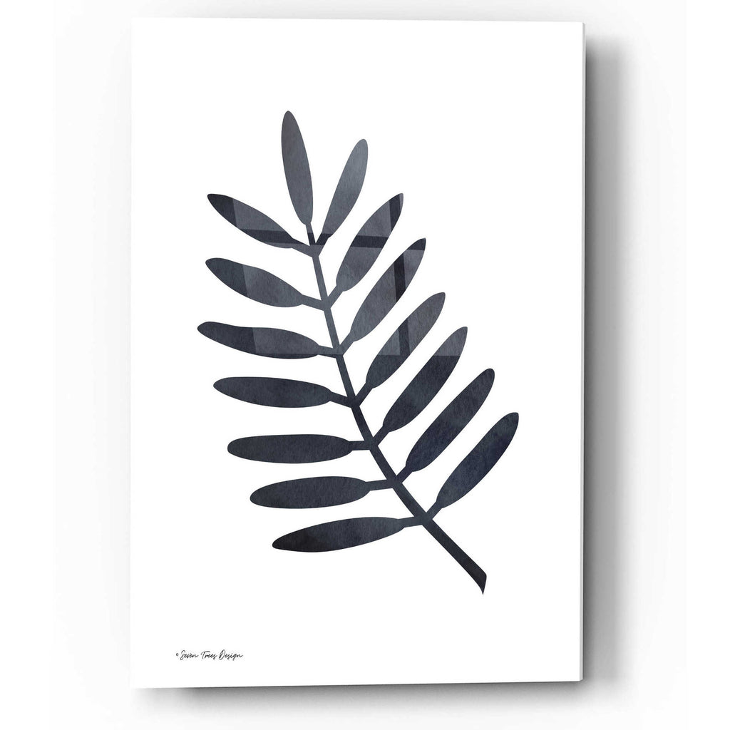 Epic Art 'Watercolor Black Plant II' by Seven Trees Design, Acrylic Glass Wall Art