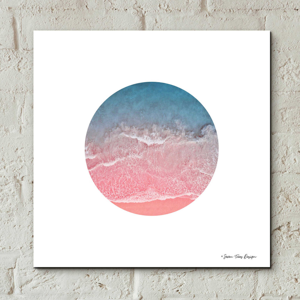 Epic Art 'Ocean Circle' by Seven Trees Design, Acrylic Glass Wall Art,12x12