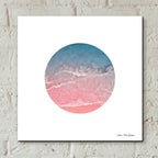 Epic Art 'Ocean Circle' by Seven Trees Design, Acrylic Glass Wall Art,12x12