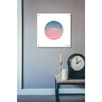 Epic Art 'Ocean Circle' by Seven Trees Design, Acrylic Glass Wall Art,24x24