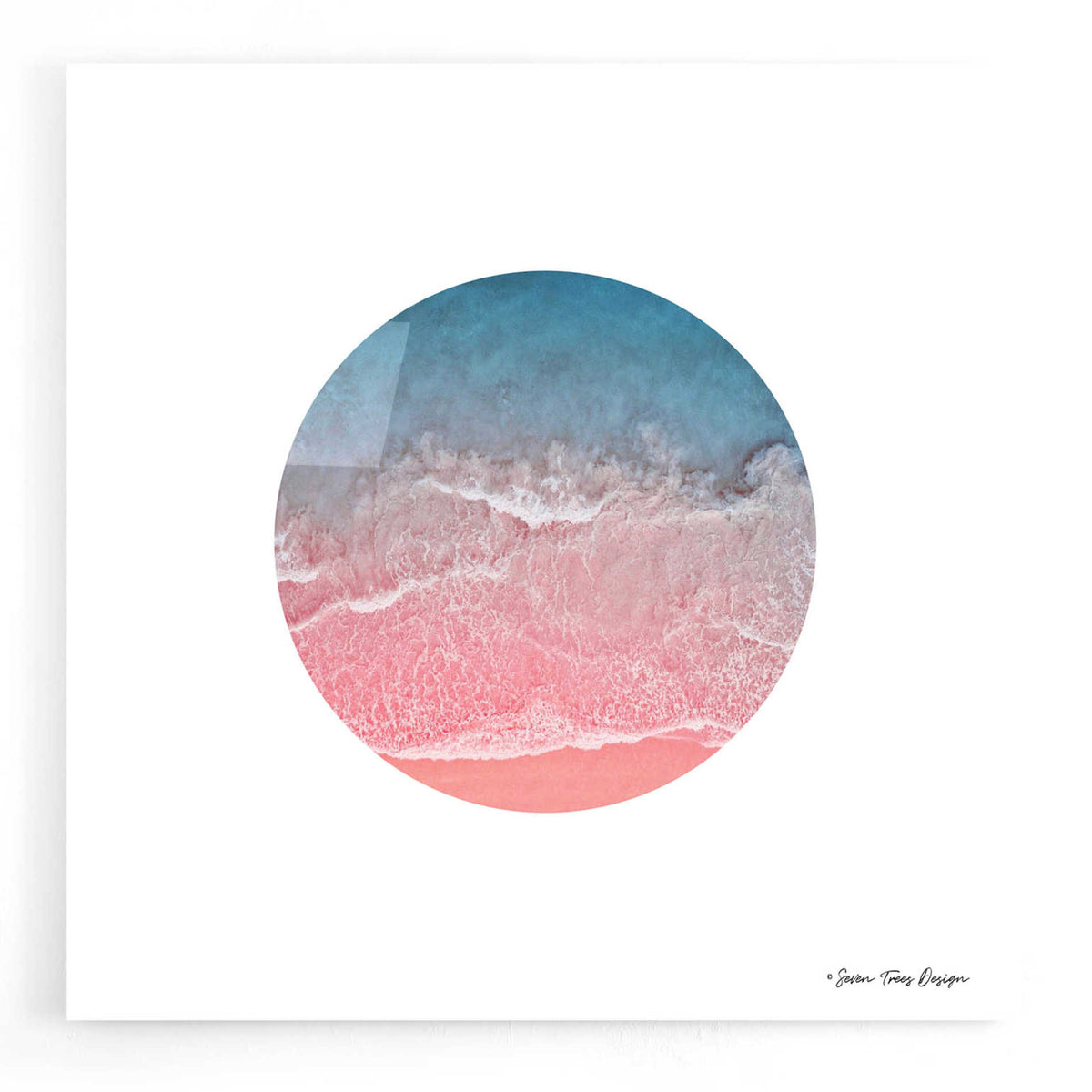 Epic Art 'Ocean Circle' by Seven Trees Design, Acrylic Glass Wall Art