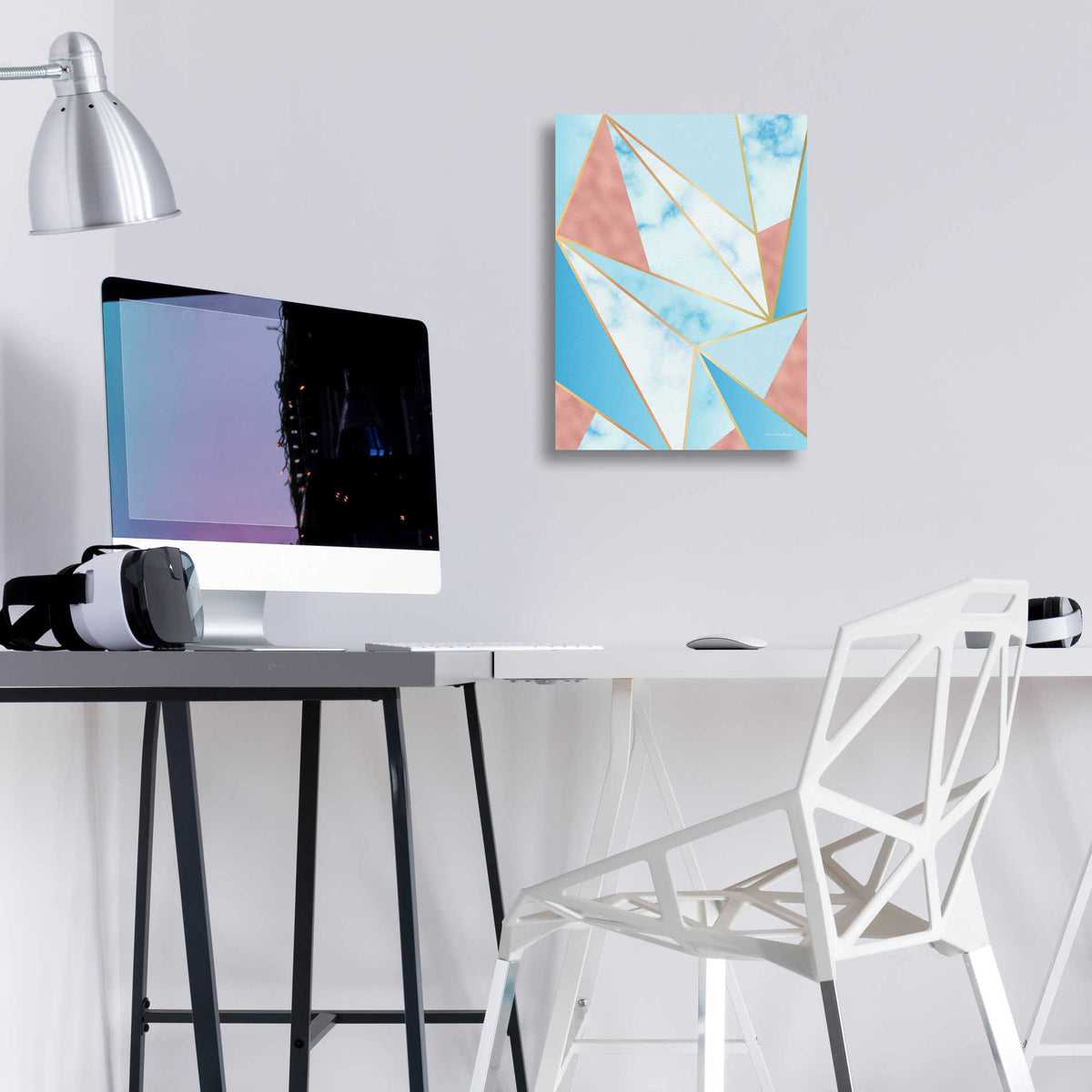 Epic Art 'Geometric Sky' by Seven Trees Design, Acrylic Glass Wall Art,12x16