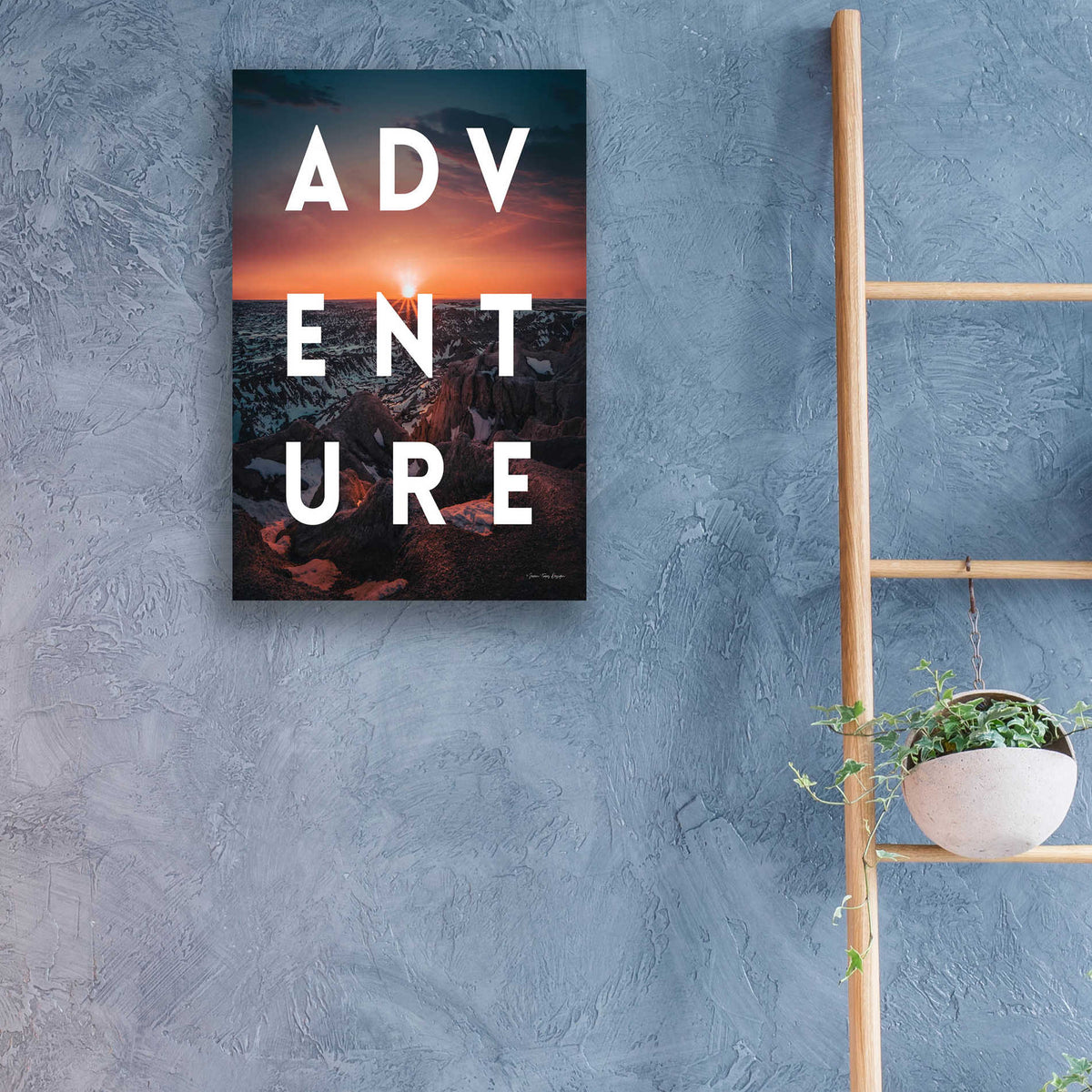 Epic Art 'Adventure Landscape' by Seven Trees Design, Acrylic Glass Wall Art,16x24