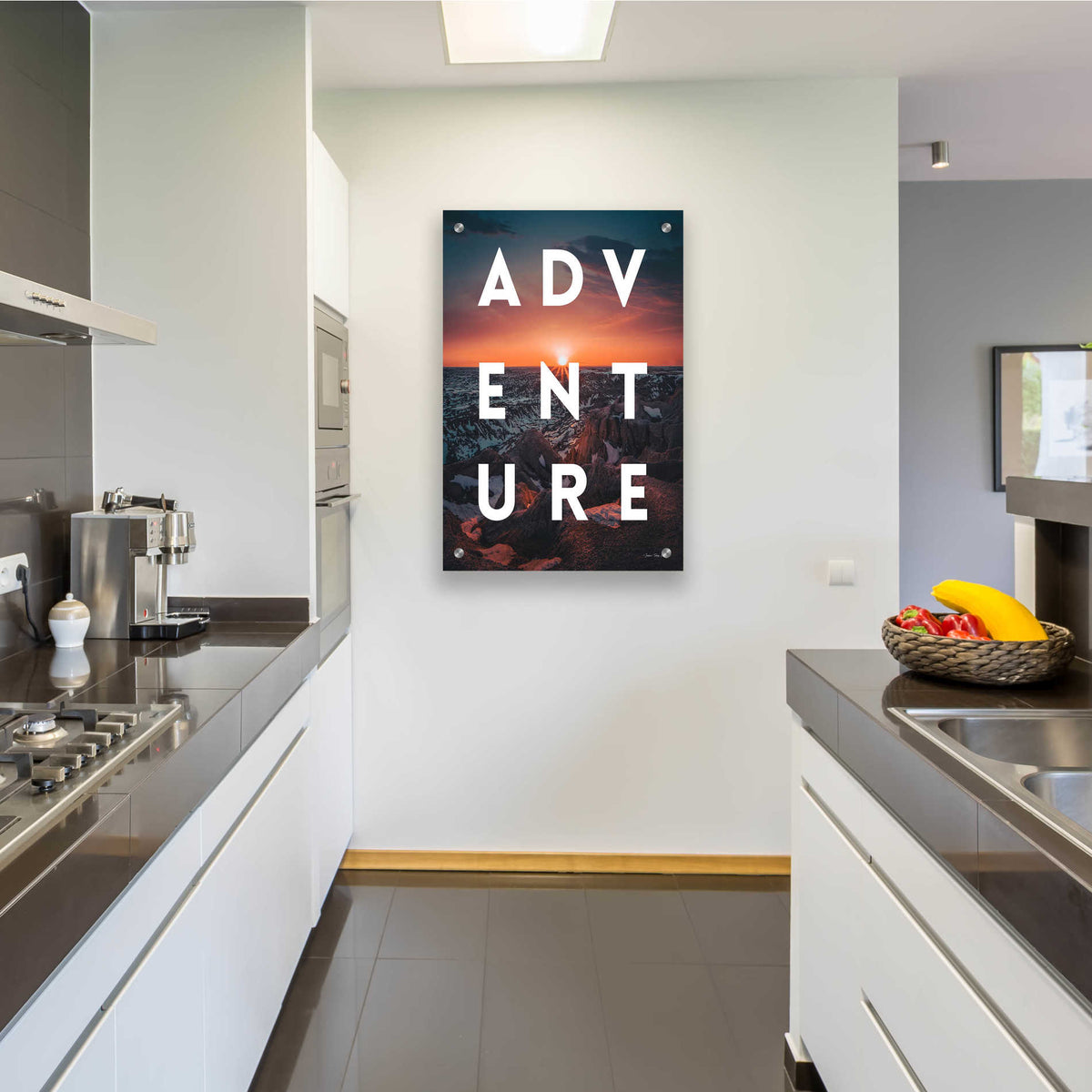 Epic Art 'Adventure Landscape' by Seven Trees Design, Acrylic Glass Wall Art,24x36