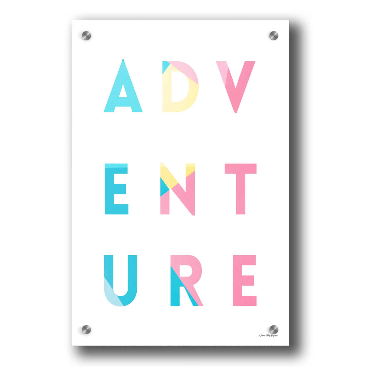 Epic Art 'Adventure in Colors' by Seven Trees Design, Acrylic Glass Wall Art,24x36