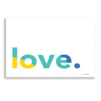 Epic Art 'Love' by Seven Trees Design, Acrylic Glass Wall Art