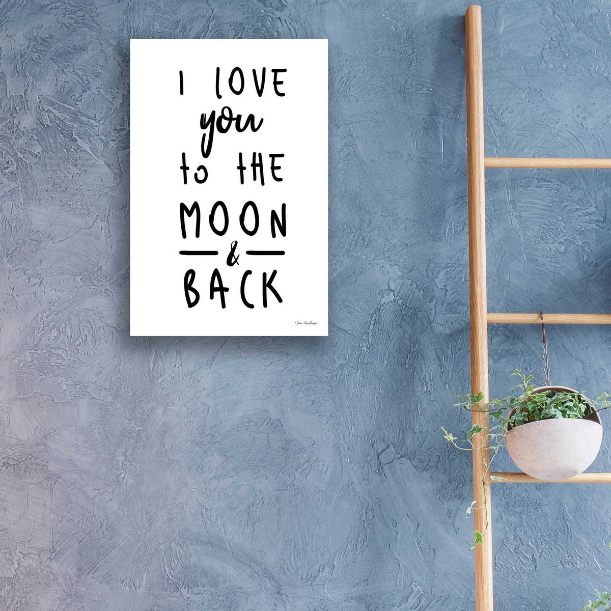 Epic Art 'To the Moon' by Seven Trees Design, Acrylic Glass Wall Art,16x24