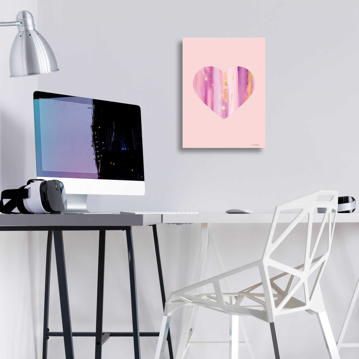 Epic Art 'Happy Heart II' by Seven Trees Design, Acrylic Glass Wall Art,12x16