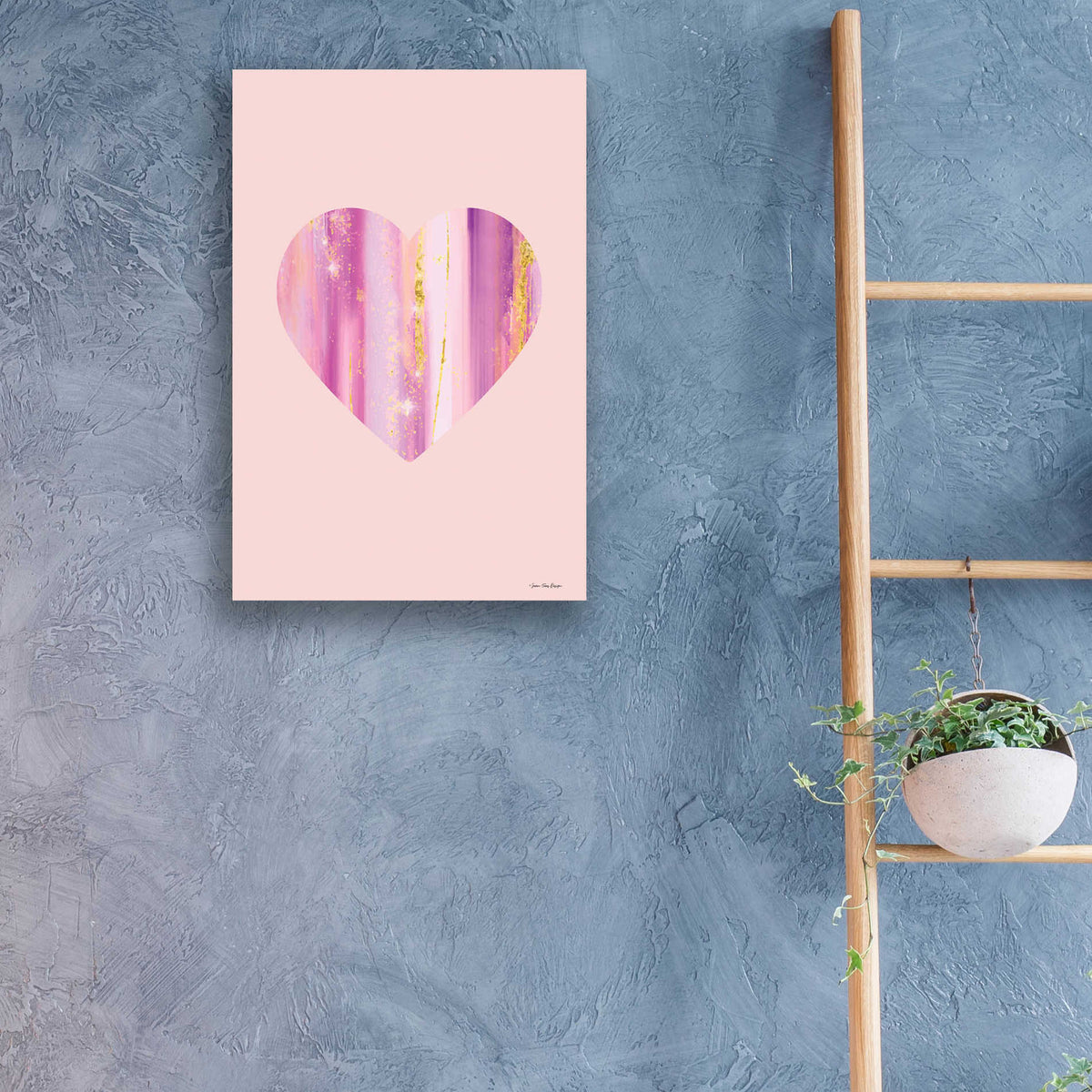 Epic Art 'Happy Heart II' by Seven Trees Design, Acrylic Glass Wall Art,16x24