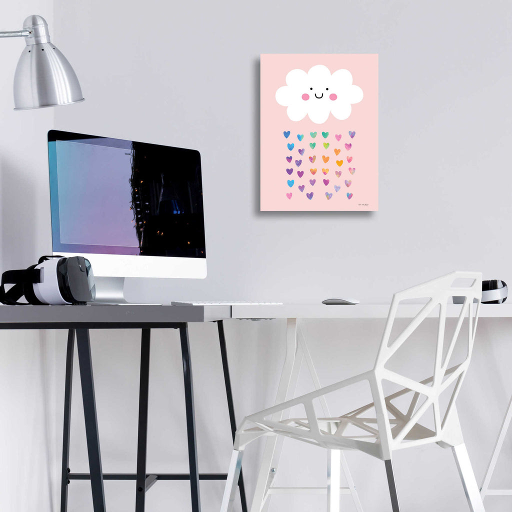 Epic Art 'Happy Cloud' by Seven Trees Design, Acrylic Glass Wall Art,12x16