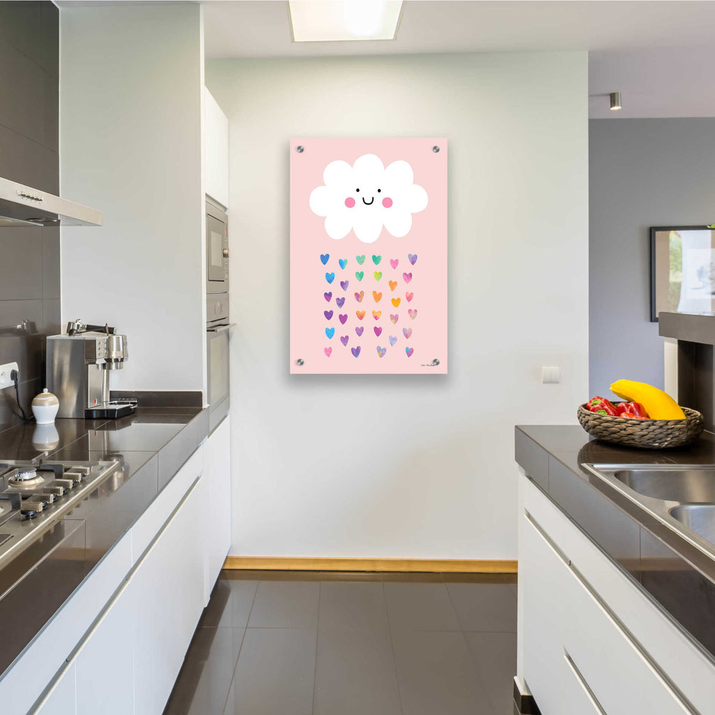 Epic Art 'Happy Cloud' by Seven Trees Design, Acrylic Glass Wall Art,24x36