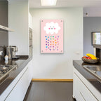 Epic Art 'Happy Cloud' by Seven Trees Design, Acrylic Glass Wall Art,24x36