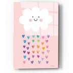 Epic Art 'Happy Cloud' by Seven Trees Design, Acrylic Glass Wall Art