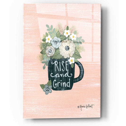 Epic Art 'Rise and Grind' by Annie LaPoint, Acrylic Glass Wall Art