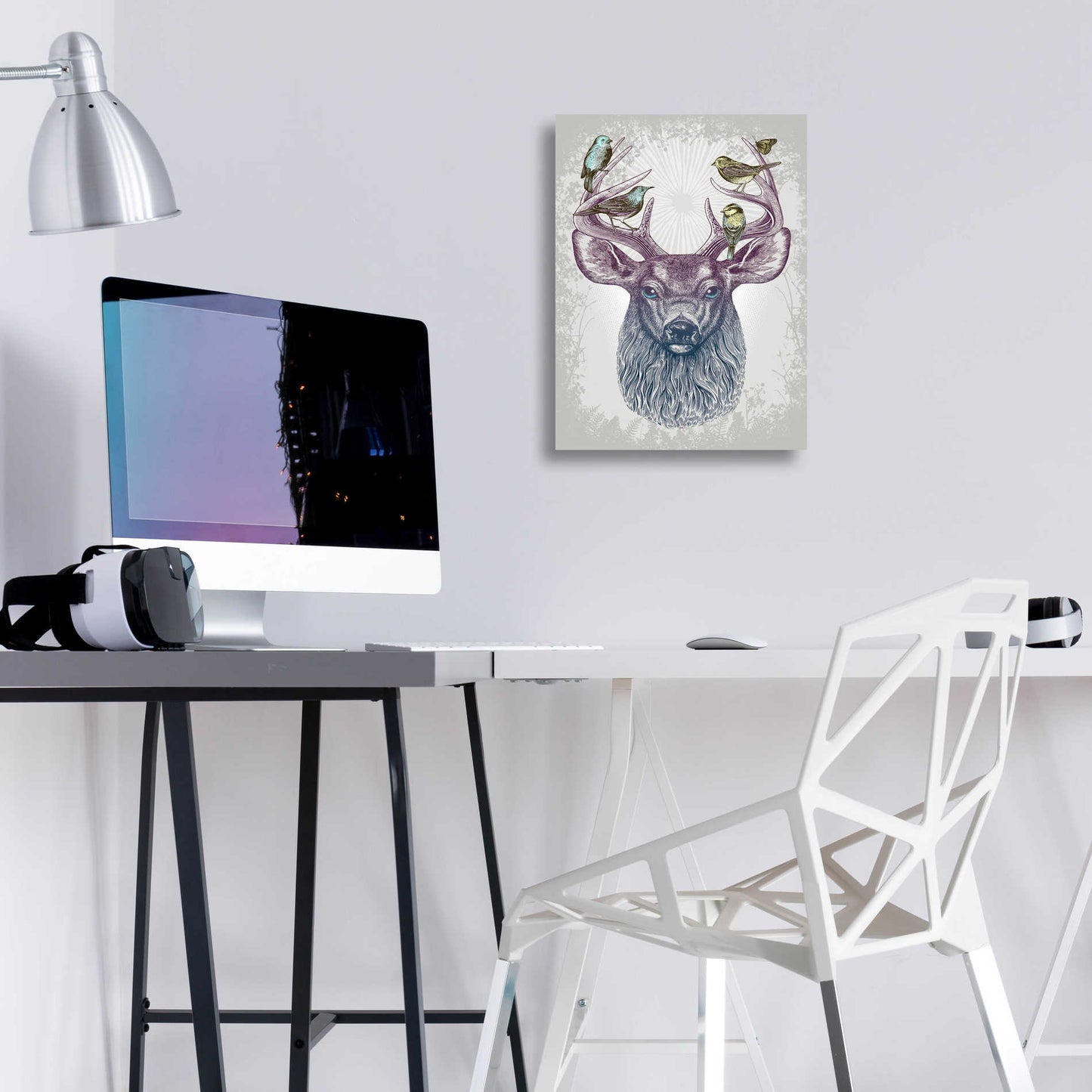 Epic Art 'Magic Buck' by Rachel Caldwell, Acrylic Glass Wall Art,12x16