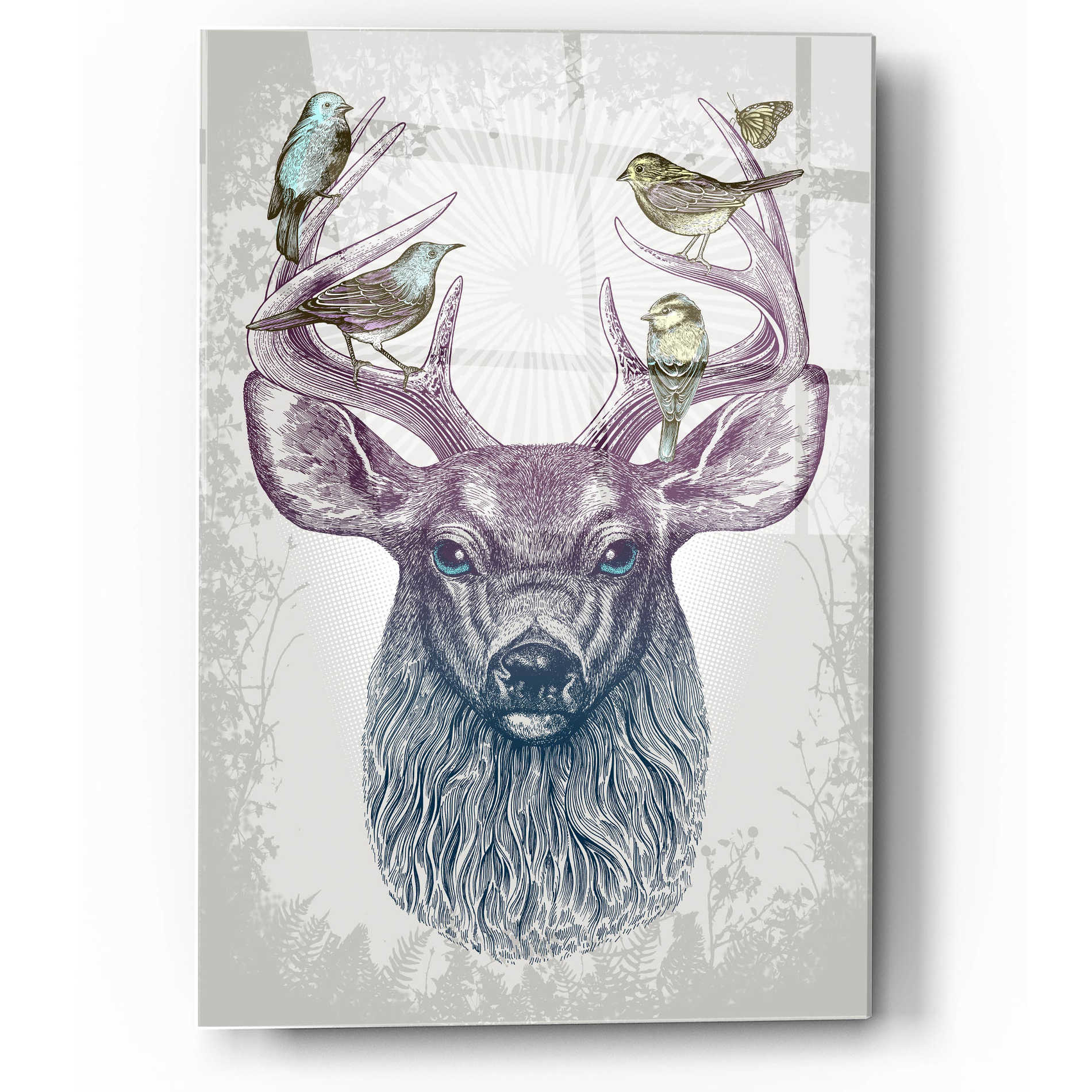 Epic Art 'Magic Buck' by Rachel Caldwell, Acrylic Glass Wall Art,12x16