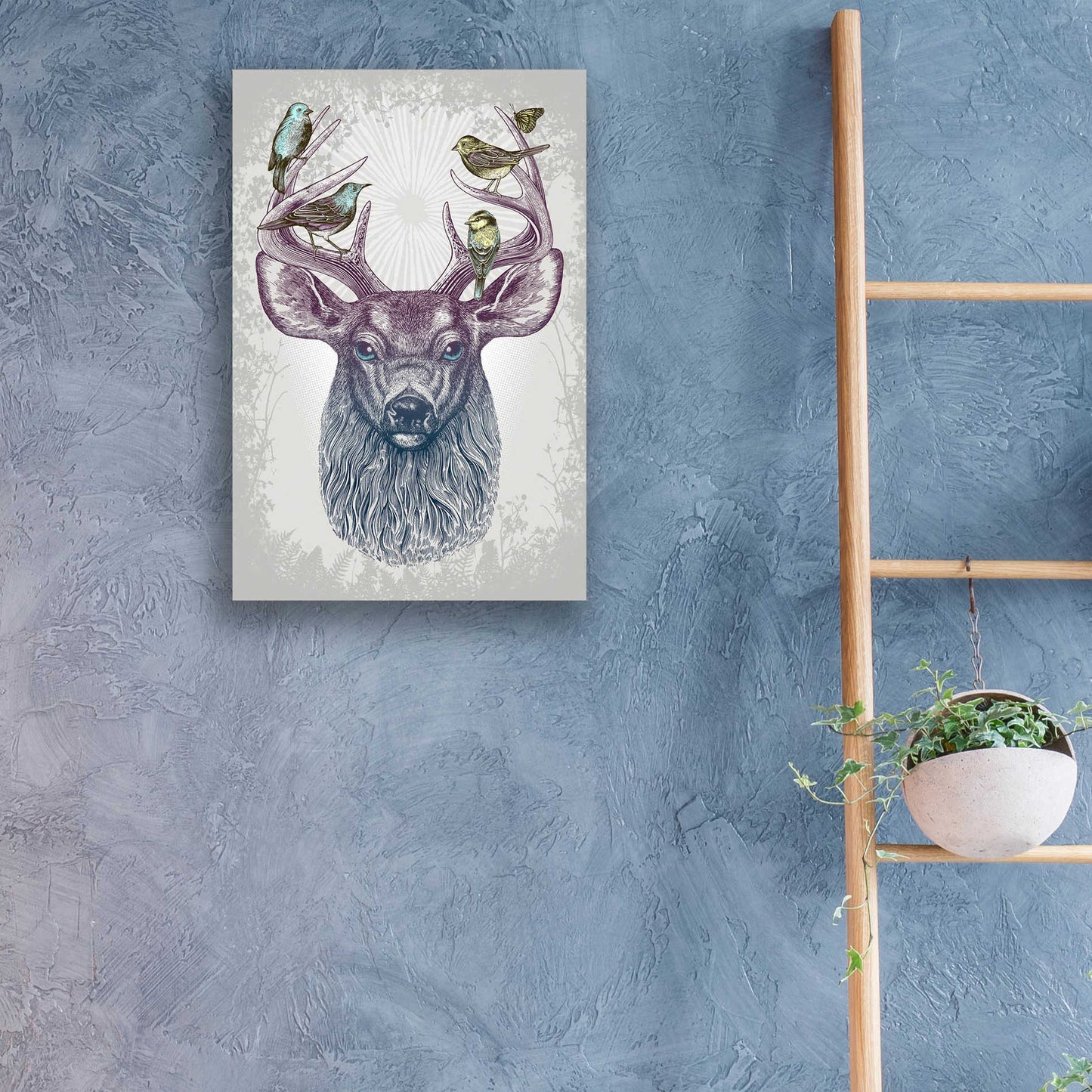 Epic Art 'Magic Buck' by Rachel Caldwell, Acrylic Glass Wall Art,16x24