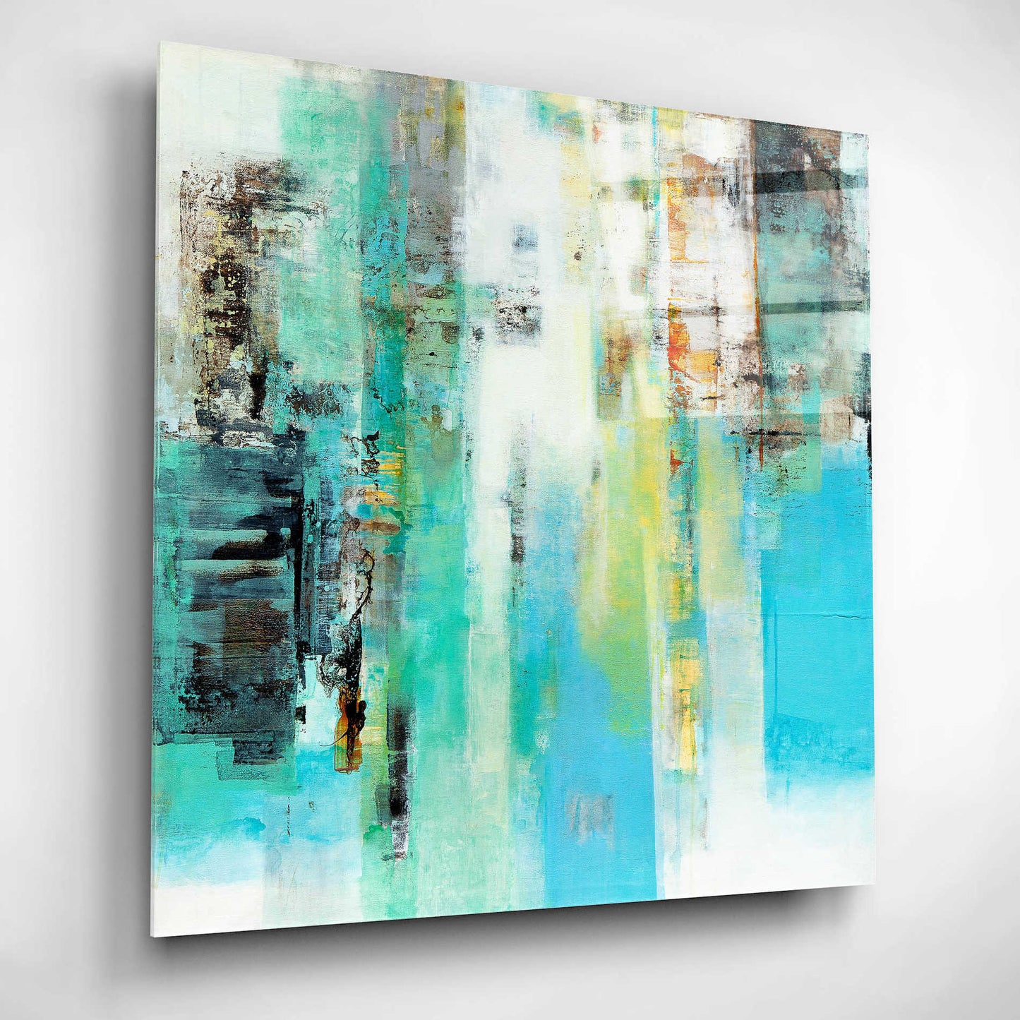 Epic Art 'Serie Caminos #22' by Ines Benedicto, Acrylic Glass Wall Art,12x12