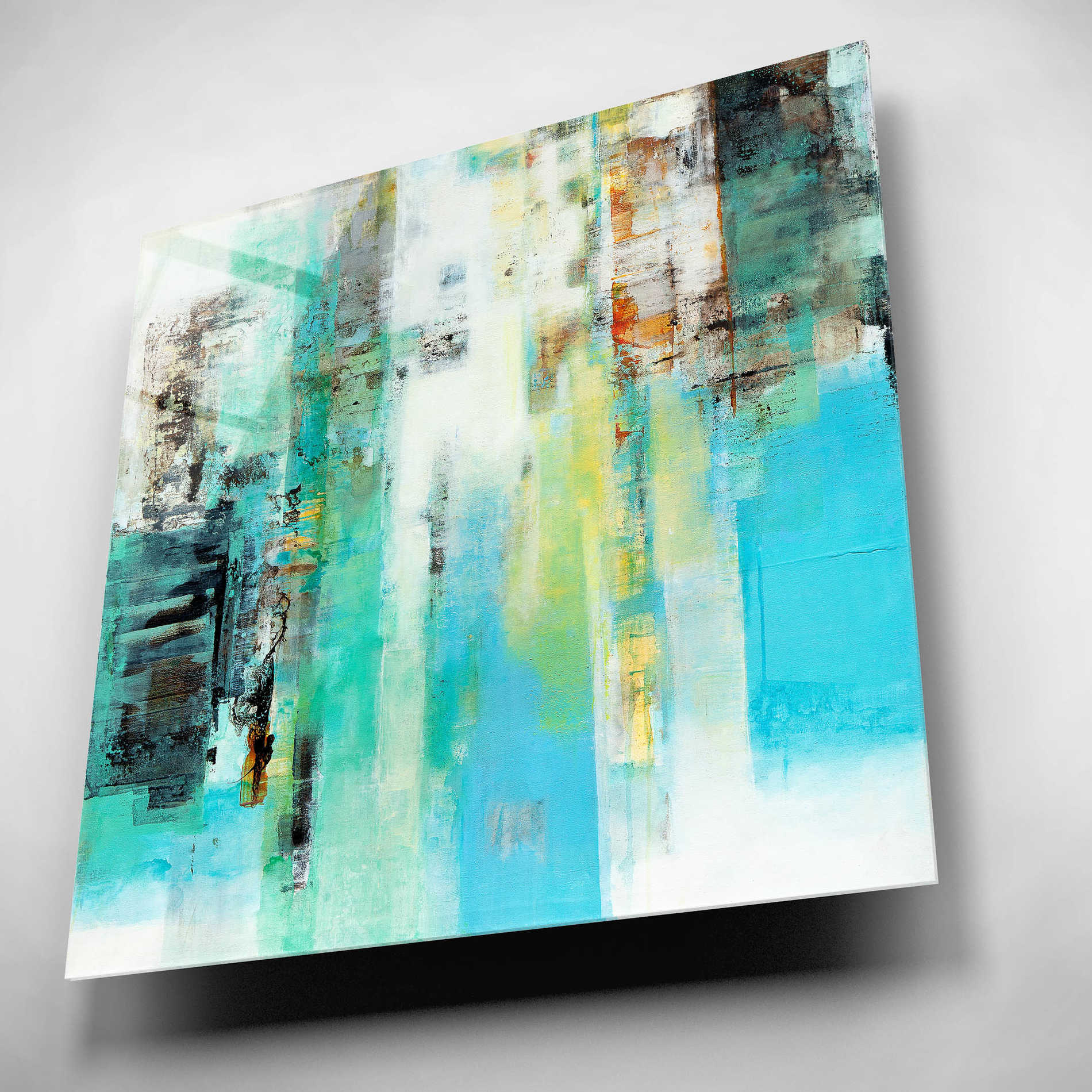 Epic Art 'Serie Caminos #22' by Ines Benedicto, Acrylic Glass Wall Art,12x12