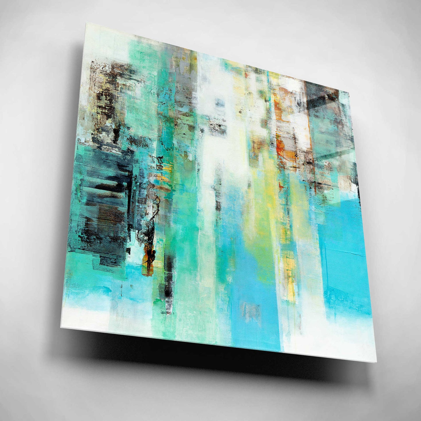 Epic Art 'Serie Caminos #22' by Ines Benedicto, Acrylic Glass Wall Art,12x12