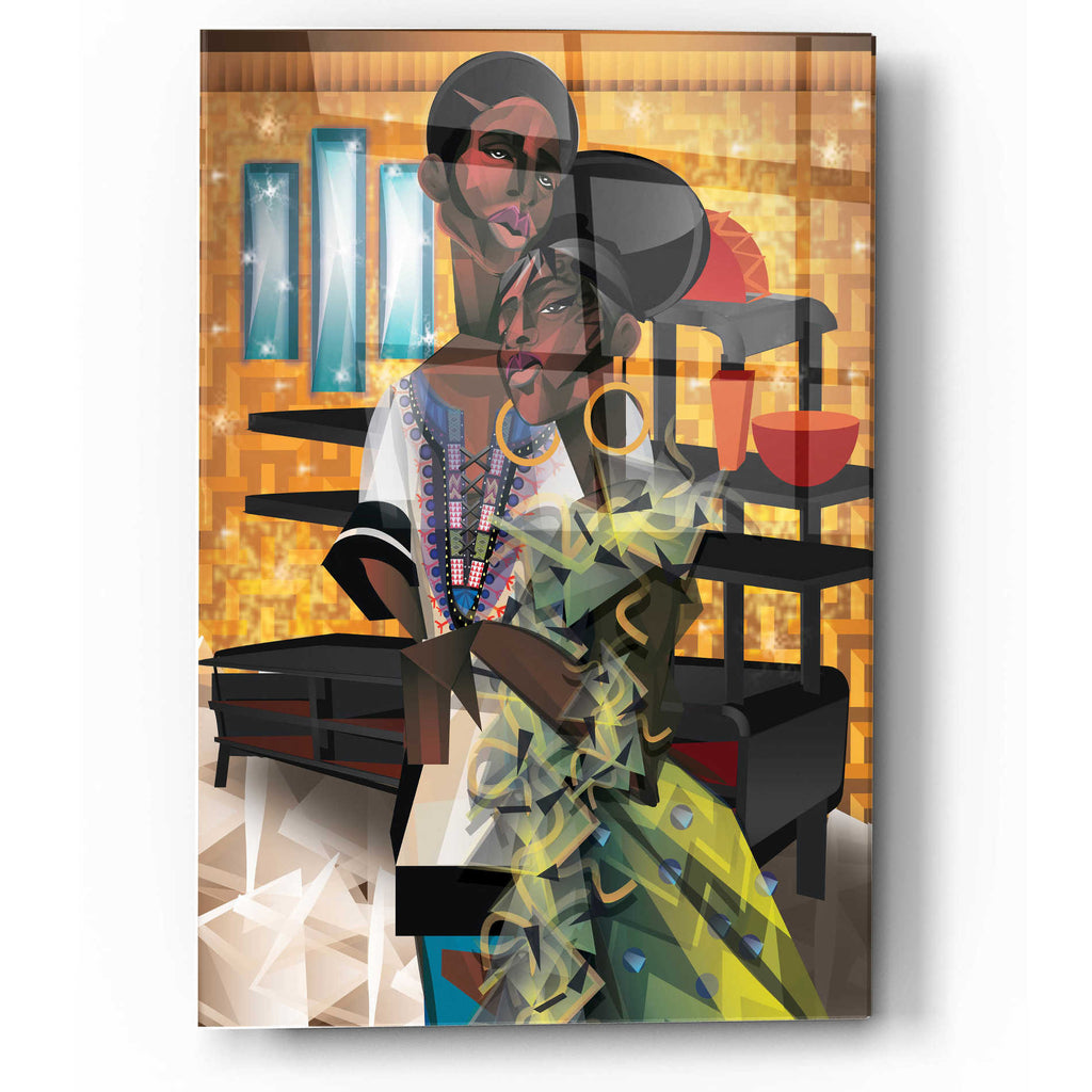 Epic Art 'Do You Love What You Feel' by Jaleel Campbell, Acrylic Glass Wall Art