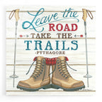 Epic Art 'Leave the Road' by Deb Strain, Acrylic Glass Wall Art