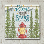 Epic Art 'Sleep Under the Stars' by Deb Strain, Acrylic Glass Wall Art,12x12