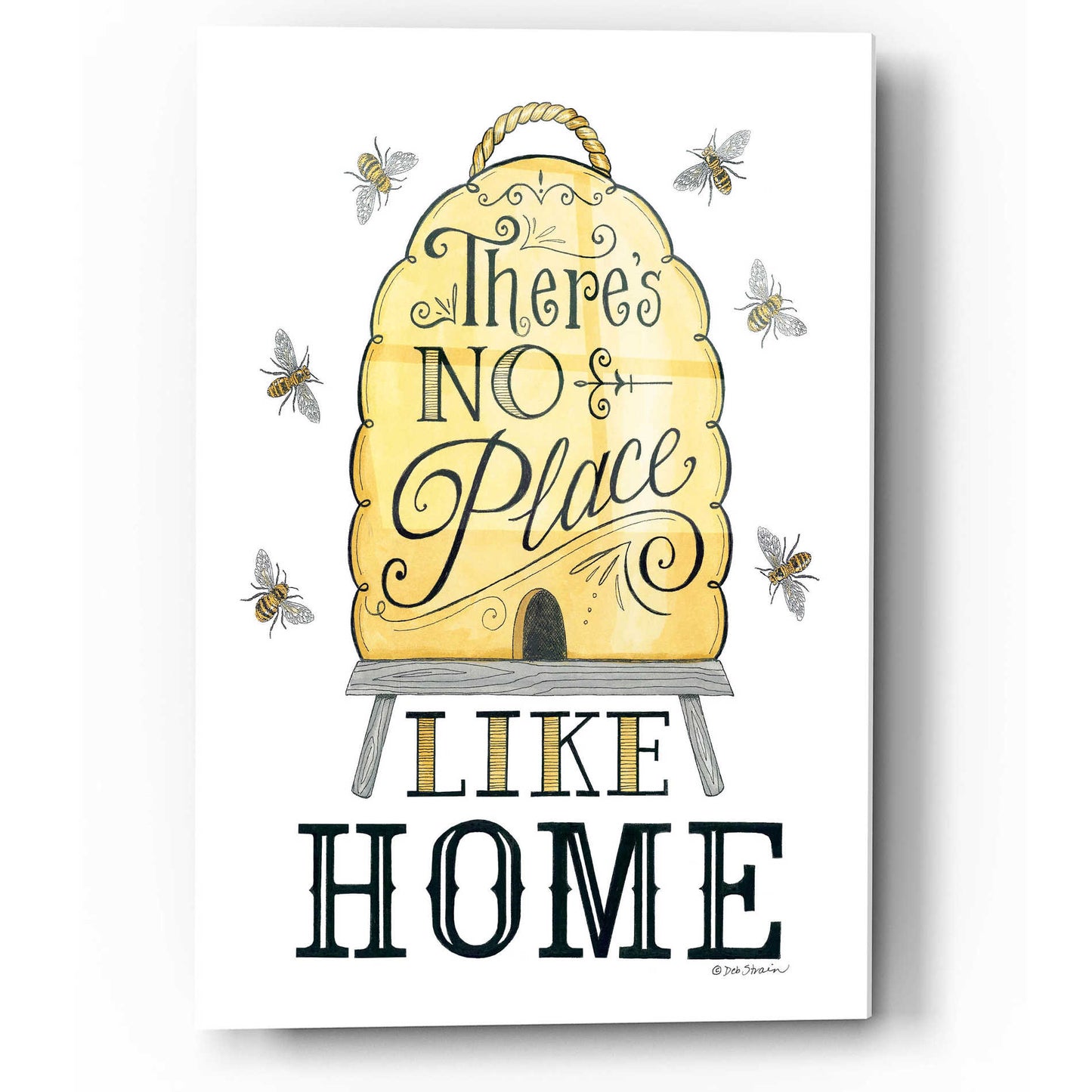 Epic Art 'There's No Place Like Home' by Deb Strain, Acrylic Glass Wall Art