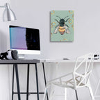 Epic Art 'Bee' by Jessica Mingo, Acrylic Glass Wall Art,12x16