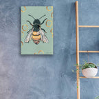 Epic Art 'Bee' by Jessica Mingo, Acrylic Glass Wall Art,16x24