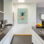 Epic Art 'Bee' by Jessica Mingo, Acrylic Glass Wall Art,24x36