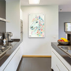 Epic Art 'Pony Rose' by Jessica Mingo, Acrylic Glass Wall Art,24x36