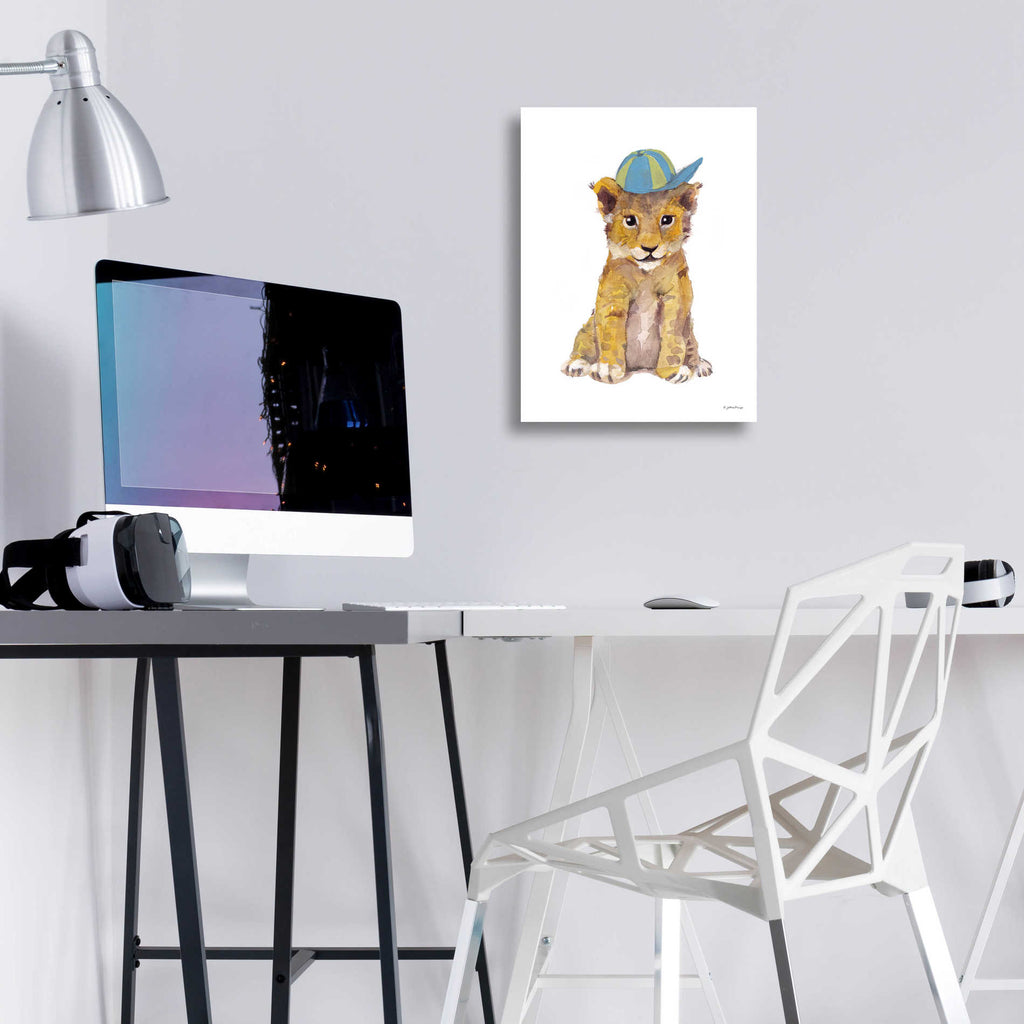 Epic Art 'Cool Cub' by Jessica Mingo, Acrylic Glass Wall Art,12x16