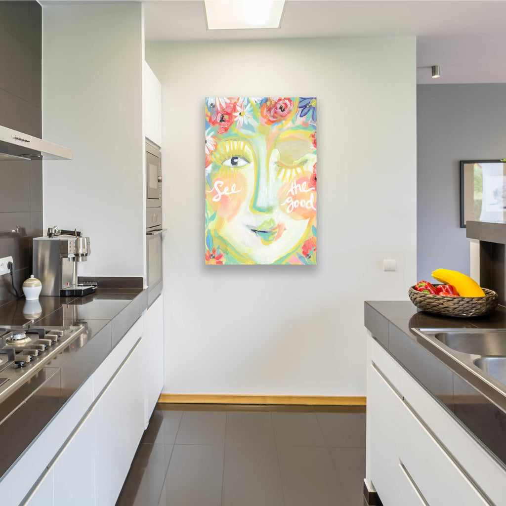 Epic Art 'See the Good' by Jessica Mingo, Acrylic Glass Wall Art,24x36